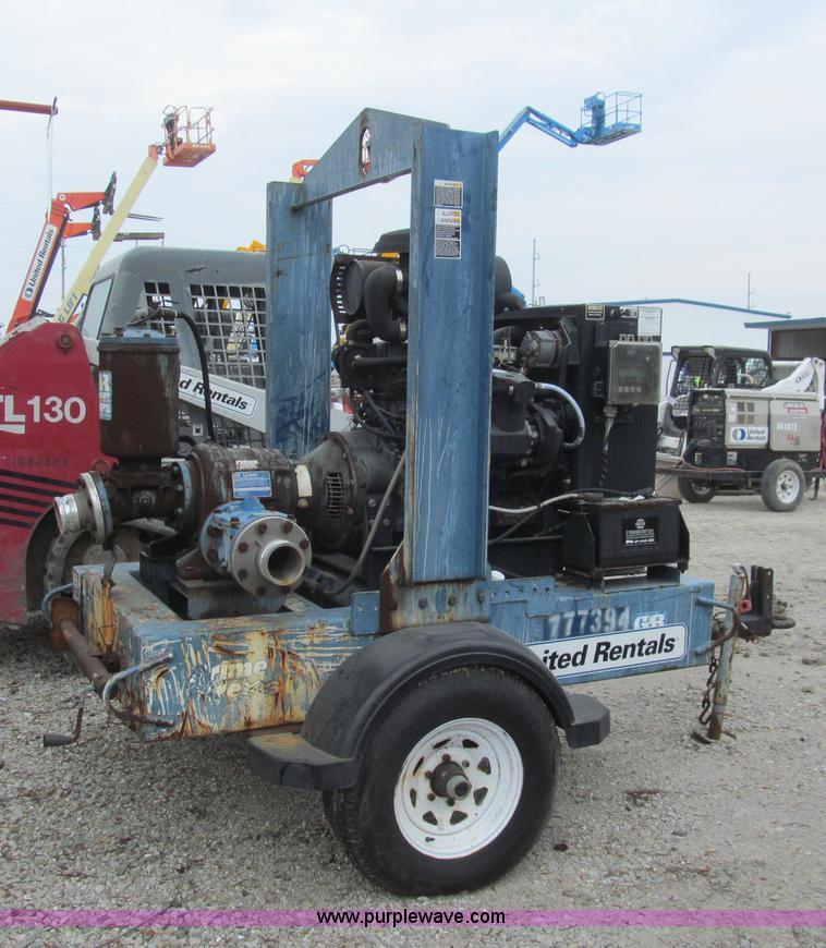 image for item H8894 2008 Gorman PA4A6C-40450 4" trash pump