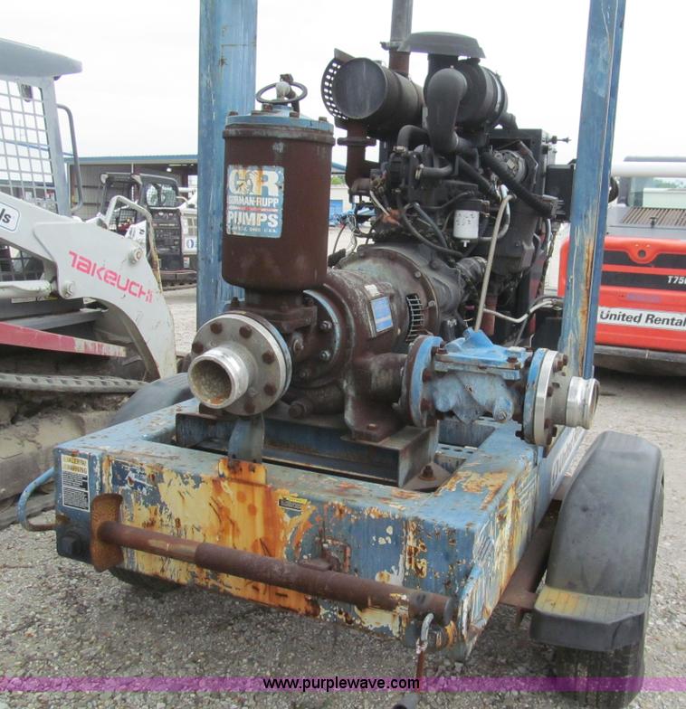 image for item H8894 2008 Gorman PA4A6C-40450 4" trash pump