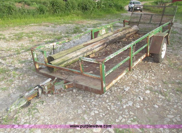 image for item AE9296 Shop built utility trailer