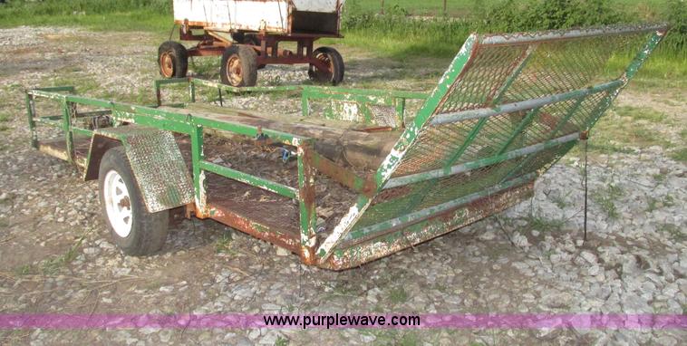 image for item AE9296 Shop built utility trailer