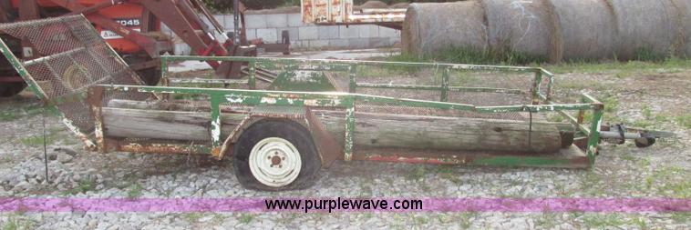 image for item AE9296 Shop built utility trailer