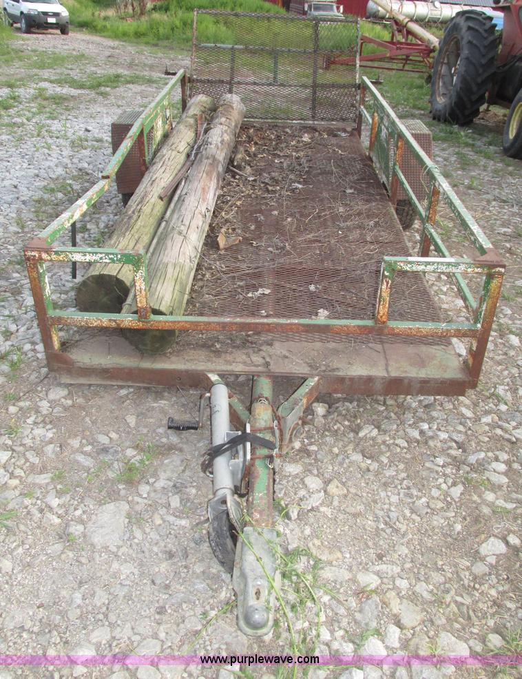 image for item AE9296 Shop built utility trailer