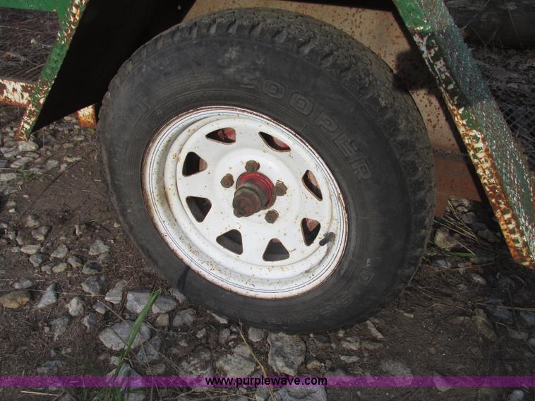 image for item AE9296 Shop built utility trailer