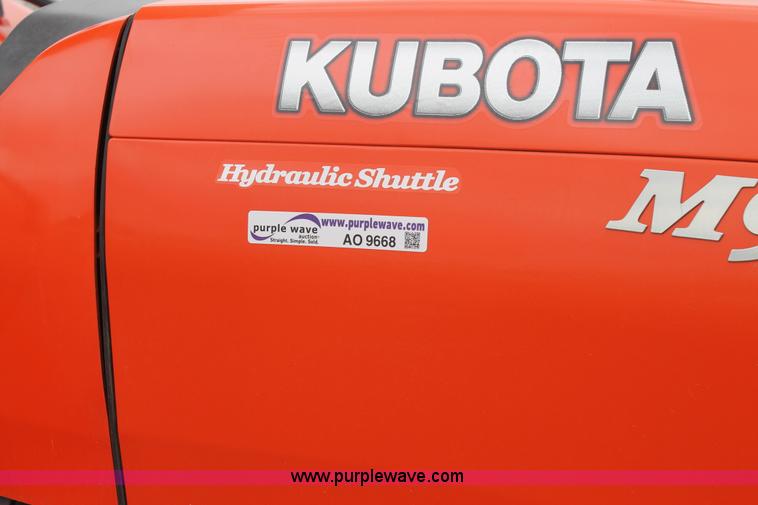 image for item AO9668 Kubota M9540 MFWD tractor