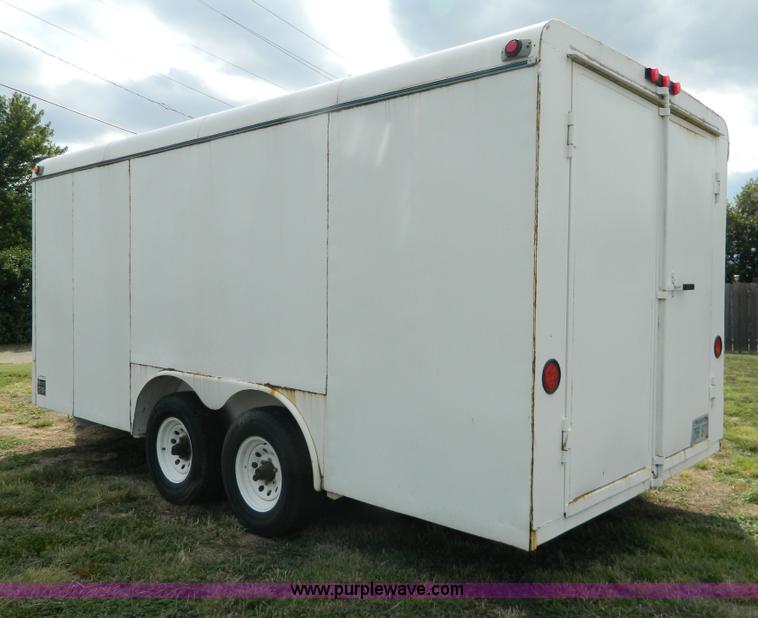 image for item AX9715 1996 WW enclosed trailer