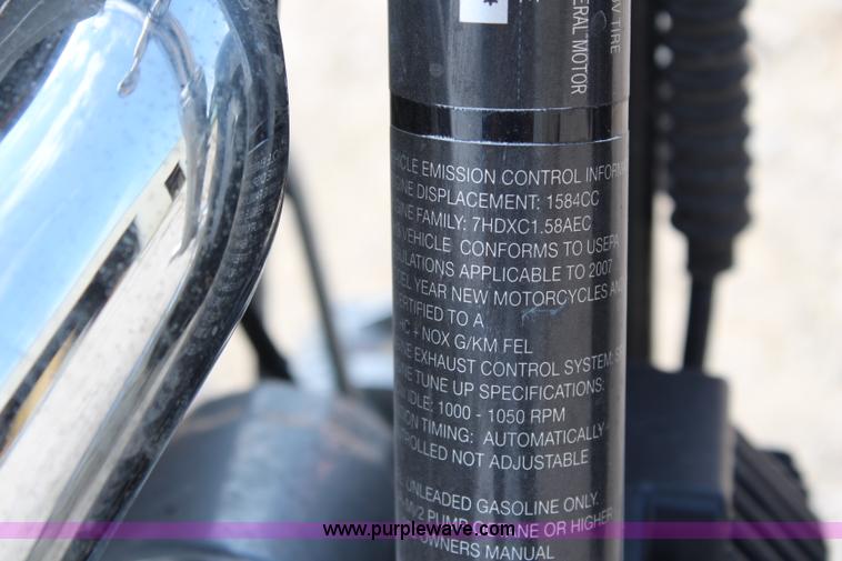 image for item BA9135 2007 Harley Davidson Super Glide motorcycle