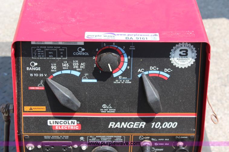 image for item BA9161 Lincoln Ranger 10,000 welder/generator