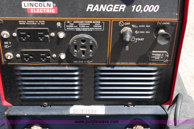image for item BA9161 Lincoln Ranger 10,000 welder/generator