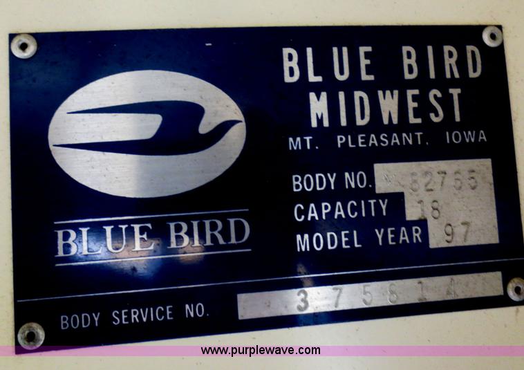 image for item D2110 1997 GMC Savana G3500 school bus