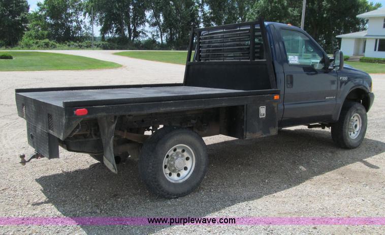 image for item E4927 2001 Ford F350 Super Duty XL flatbed truck