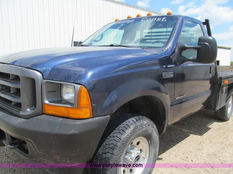 image for item E4927 2001 Ford F350 Super Duty XL flatbed truck