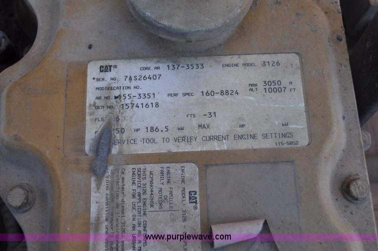 image for item F2050 1999 GMC T7500 Elgin street sweeper