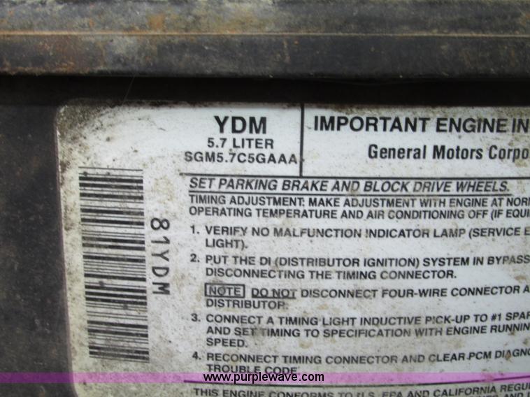 image for item F7449 1995 Chevrolet 2500 utility truck