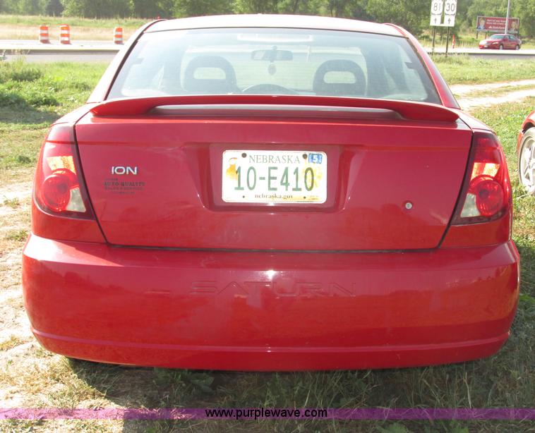 image for item F7461 2003 Saturn ION Quad Coupe 3