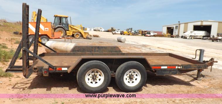 image for item H1788 2000 Fannin Fabrication Road Hog equipment trailer