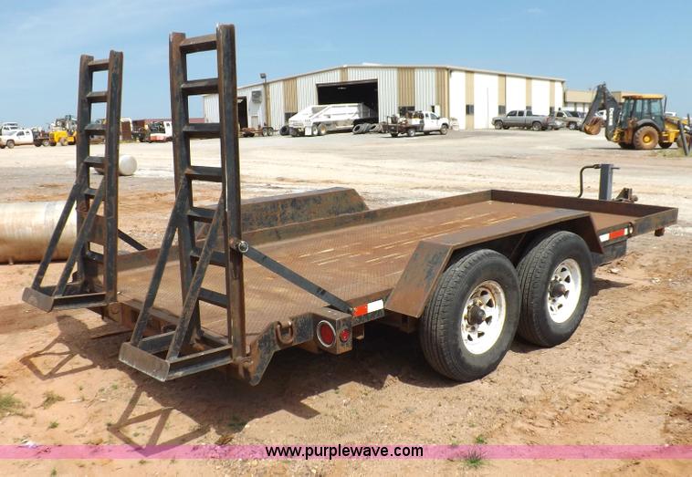 image for item H1788 2000 Fannin Fabrication Road Hog equipment trailer