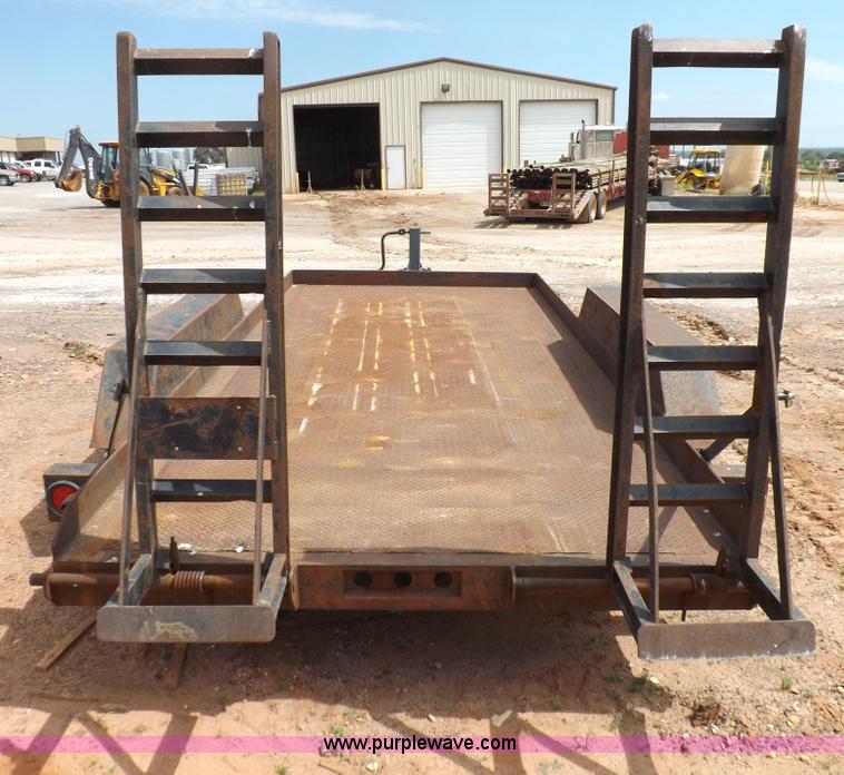 image for item H1788 2000 Fannin Fabrication Road Hog equipment trailer