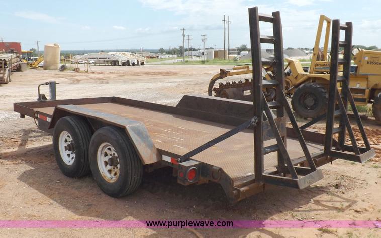 image for item H1788 2000 Fannin Fabrication Road Hog equipment trailer