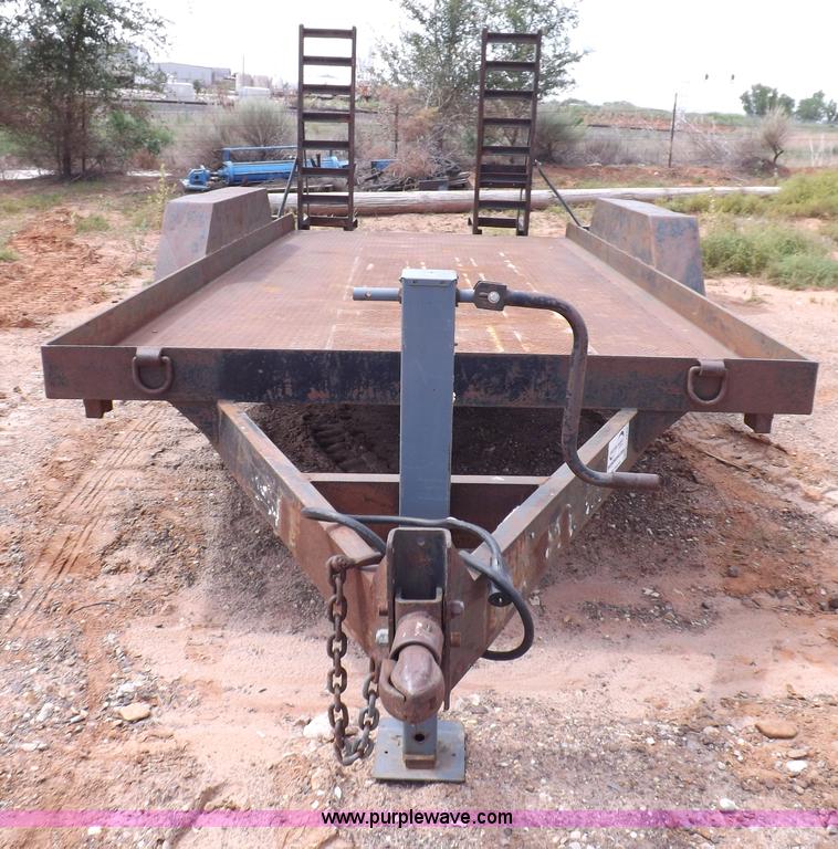 image for item H1788 2000 Fannin Fabrication Road Hog equipment trailer