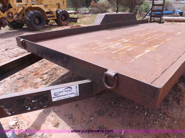 image for item H1788 2000 Fannin Fabrication Road Hog equipment trailer