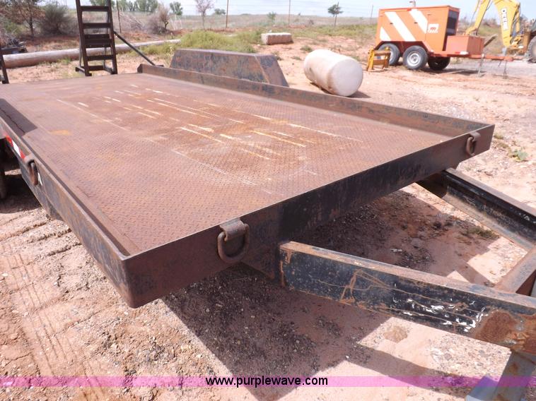 image for item H1788 2000 Fannin Fabrication Road Hog equipment trailer