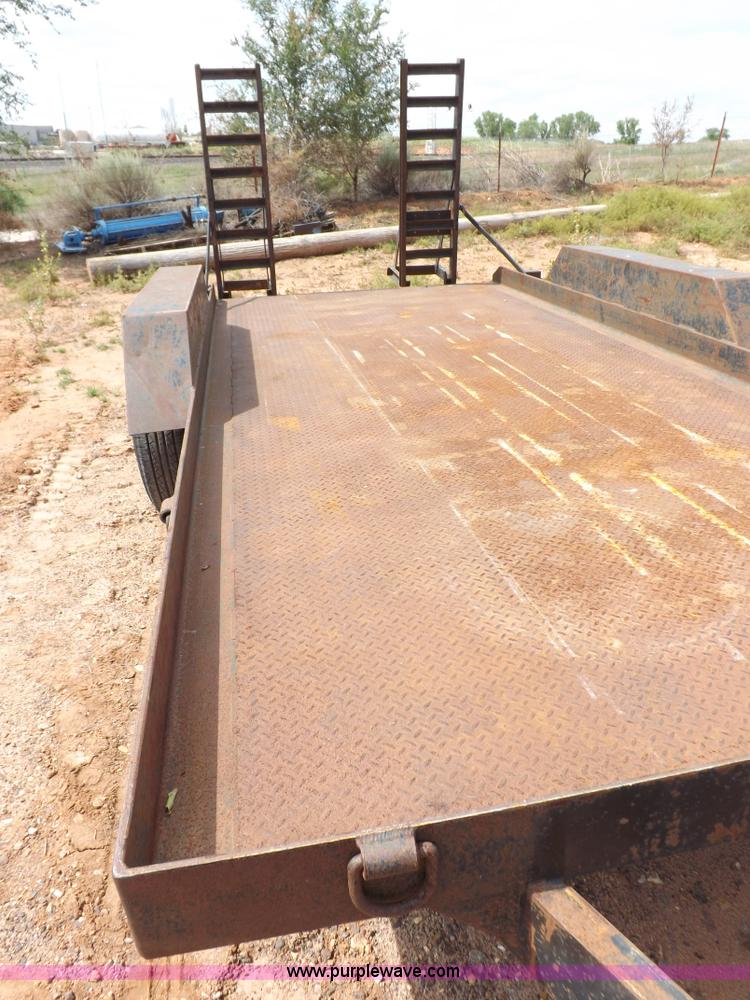 image for item H1788 2000 Fannin Fabrication Road Hog equipment trailer