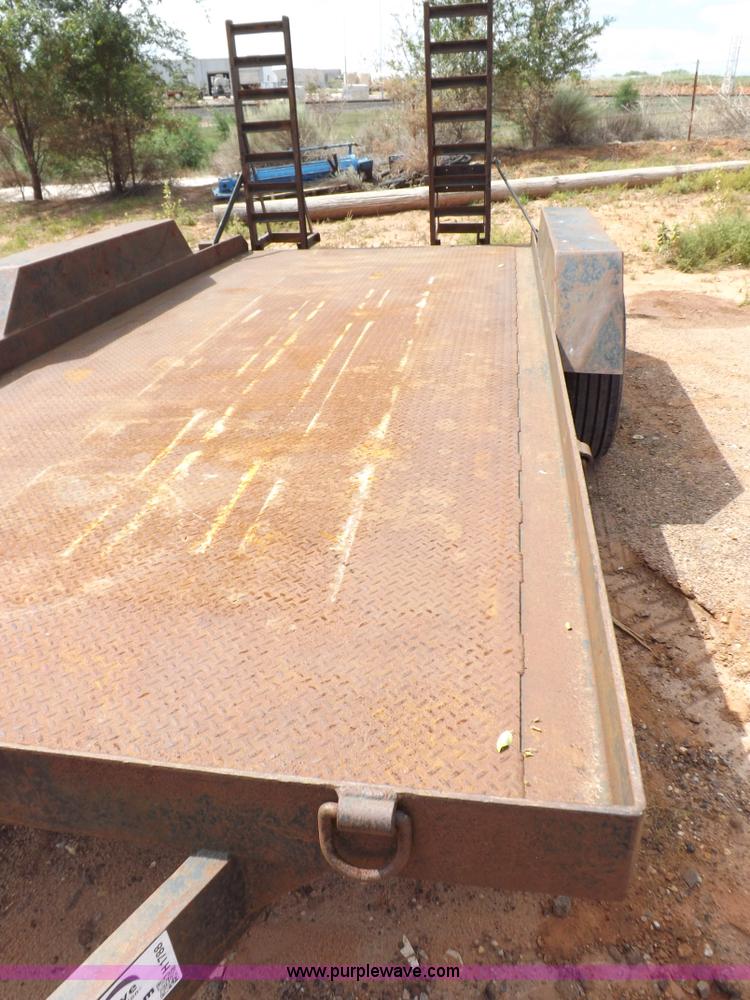 image for item H1788 2000 Fannin Fabrication Road Hog equipment trailer