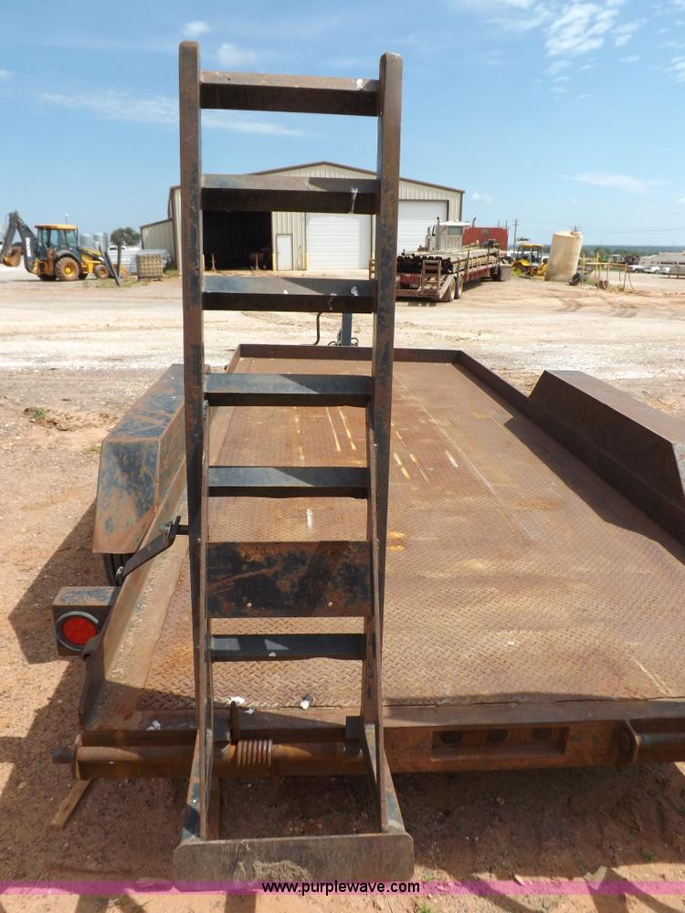 image for item H1788 2000 Fannin Fabrication Road Hog equipment trailer