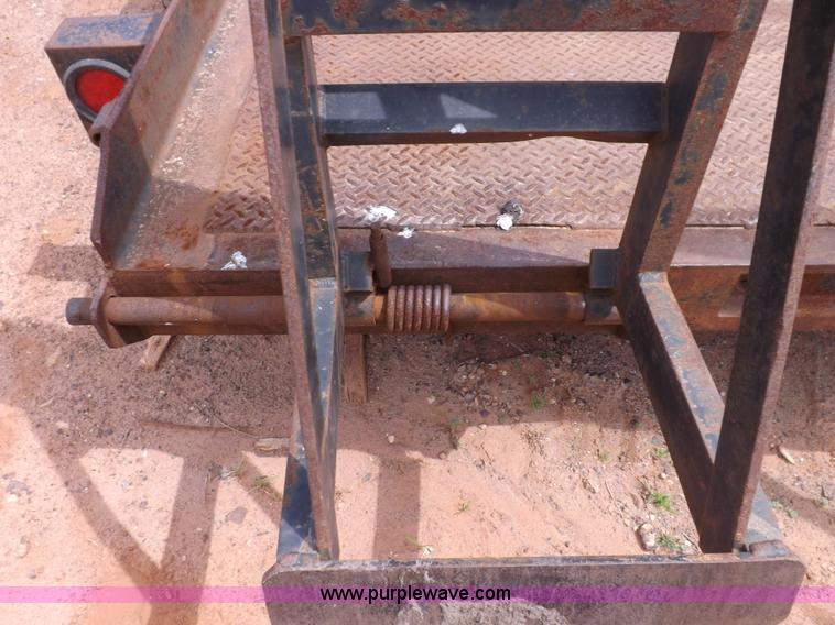 image for item H1788 2000 Fannin Fabrication Road Hog equipment trailer