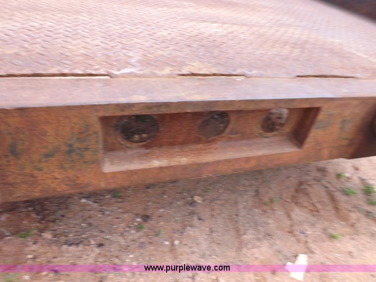 image for item H1788 2000 Fannin Fabrication Road Hog equipment trailer