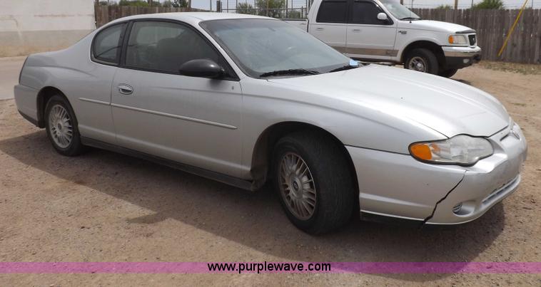 image for item H1904 2002 Chevrolet Monte Carlo LS