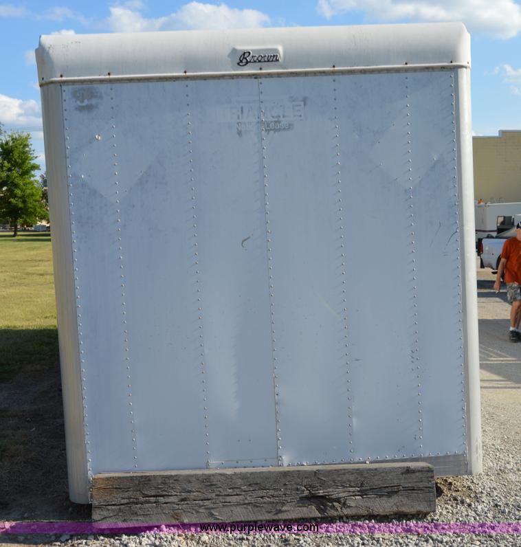 image for item H2854 Brown 22.5' cargo van box