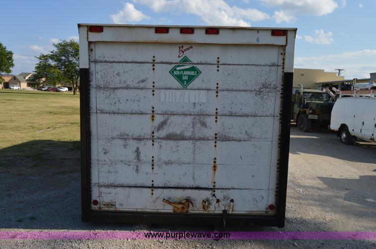 image for item H2856 Brown 22.5' cargo van box