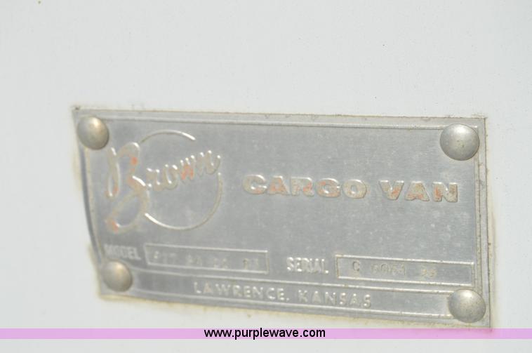 image for item H2856 Brown 22.5' cargo van box