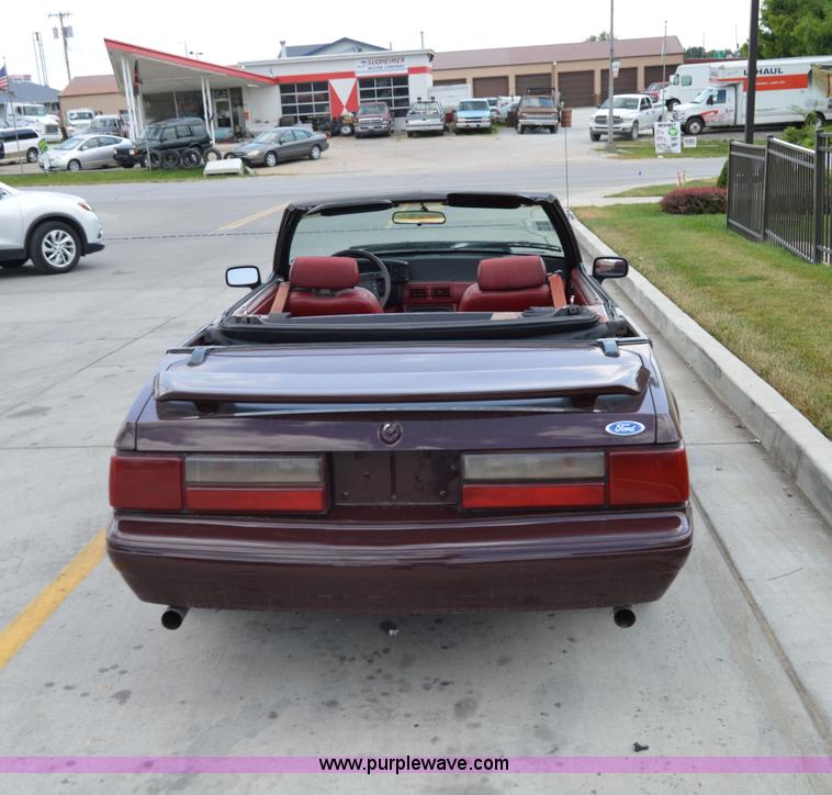image for item H2858 1991 Ford Mustang LX convertible