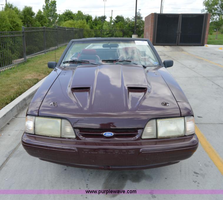 image for item H2858 1991 Ford Mustang LX convertible