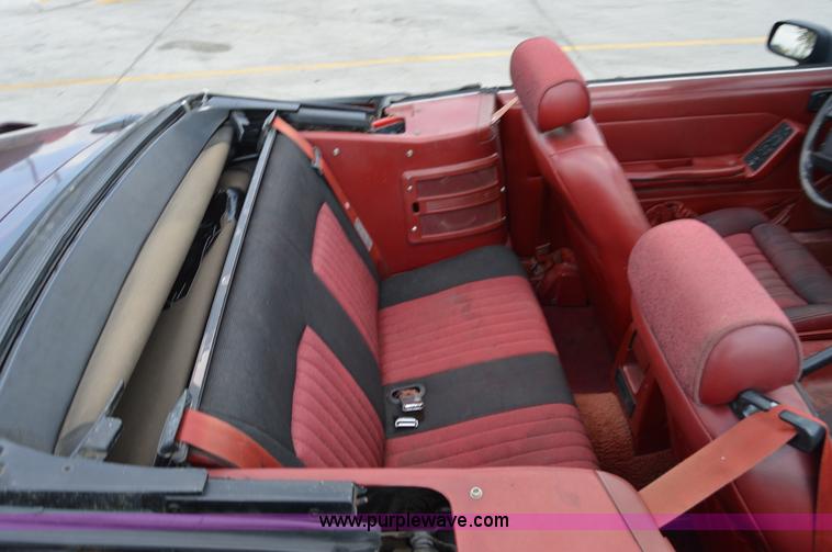 image for item H2858 1991 Ford Mustang LX convertible