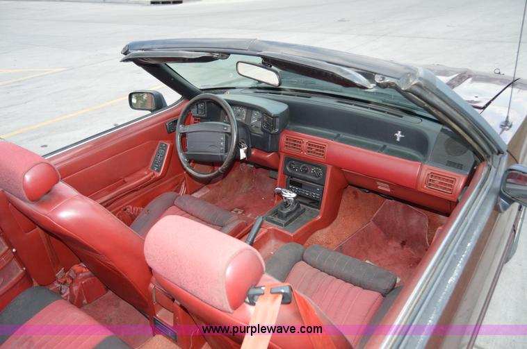 image for item H2858 1991 Ford Mustang LX convertible