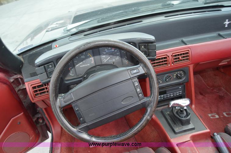 image for item H2858 1991 Ford Mustang LX convertible