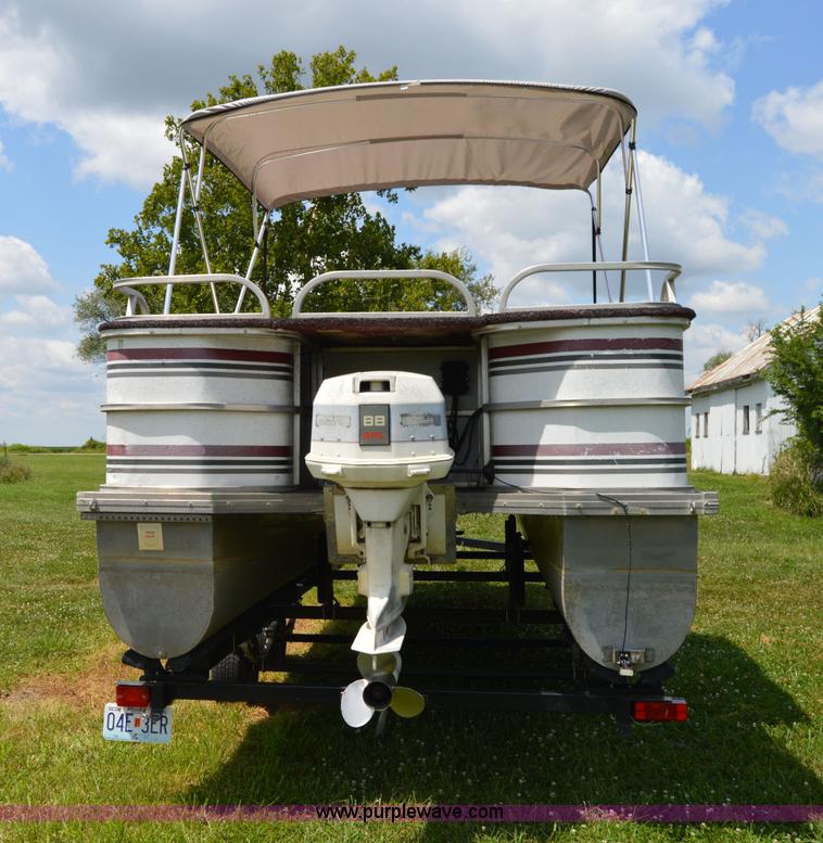 image for item H2870 1988 Playcraft pontoon boat