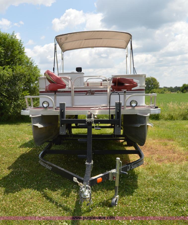 image for item H2870 1988 Playcraft pontoon boat