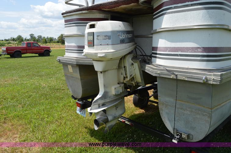 image for item H2870 1988 Playcraft pontoon boat