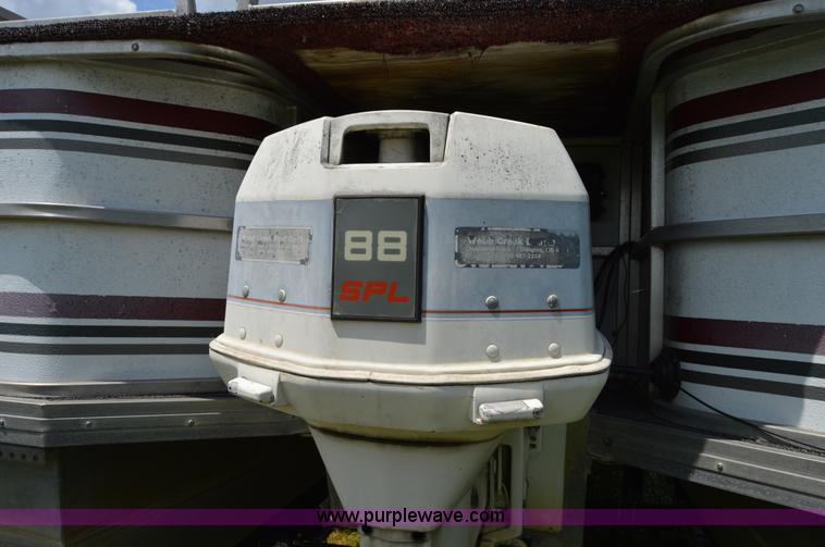 image for item H2870 1988 Playcraft pontoon boat