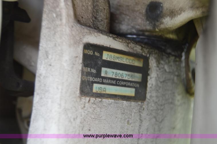 image for item H2870 1988 Playcraft pontoon boat