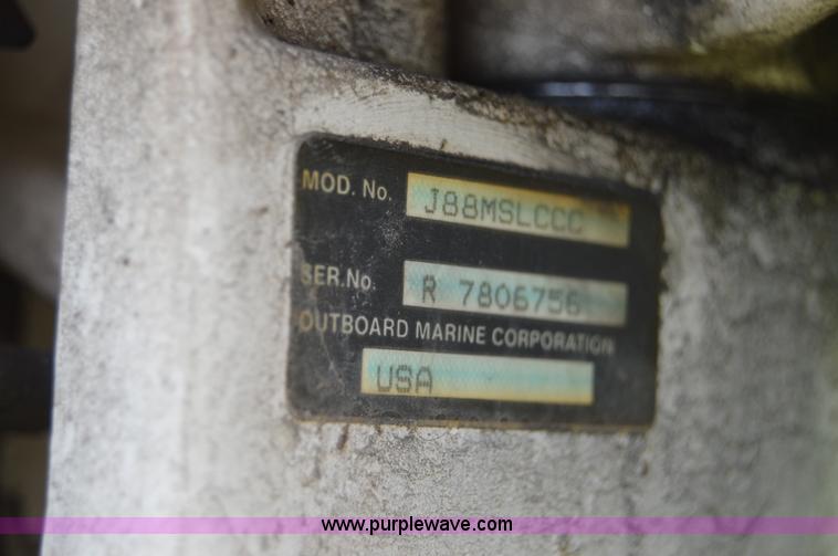 image for item H2870 1988 Playcraft pontoon boat