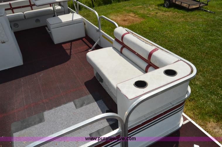 image for item H2870 1988 Playcraft pontoon boat