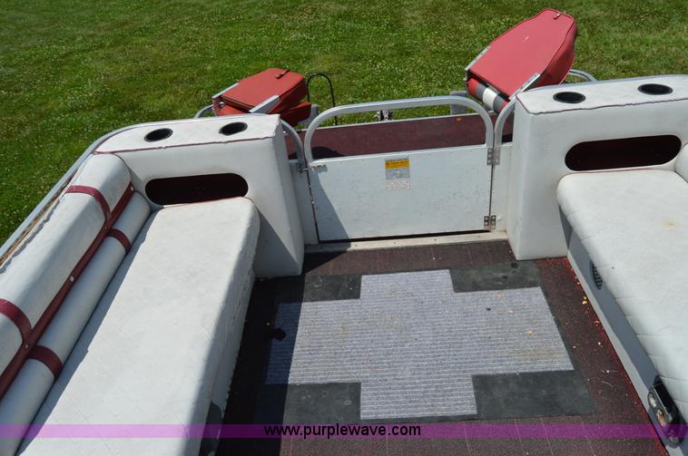 image for item H2870 1988 Playcraft pontoon boat