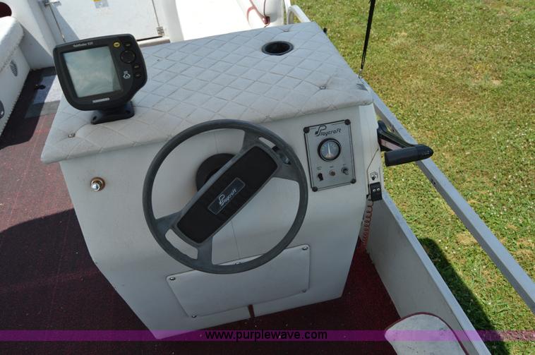 image for item H2870 1988 Playcraft pontoon boat