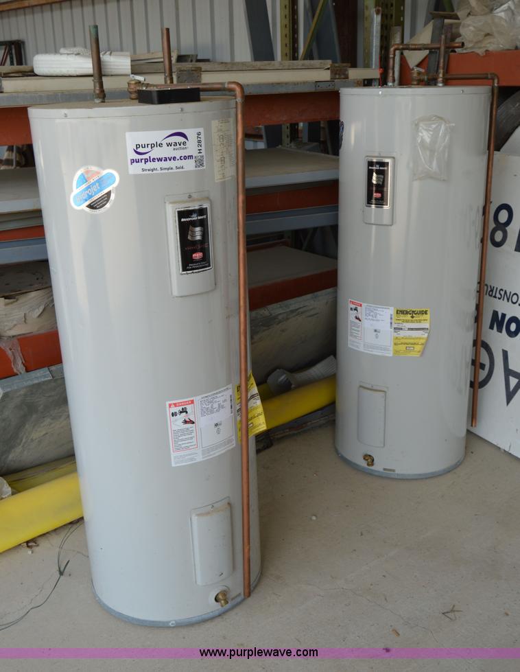 image for item H2876 (2) Bradford White electric water heaters