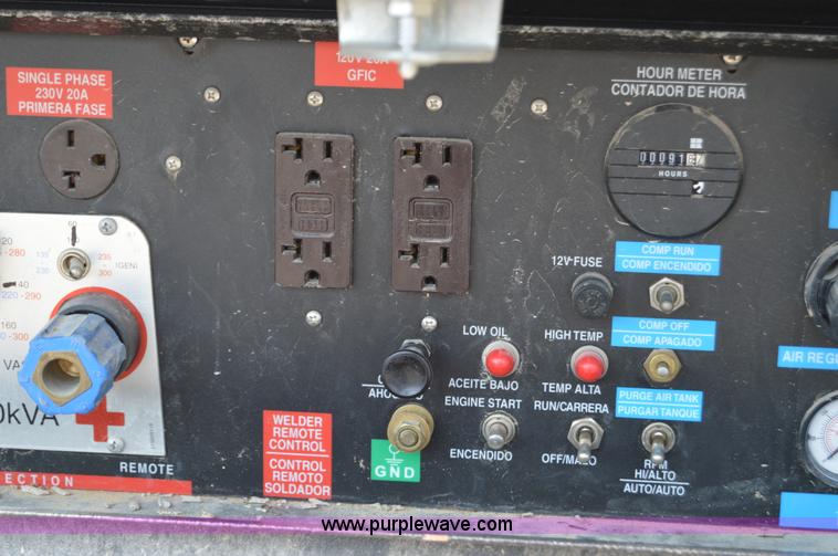 image for item H2881 2004 Powerbox 280MSP-13-250 welder/generator/air compressor